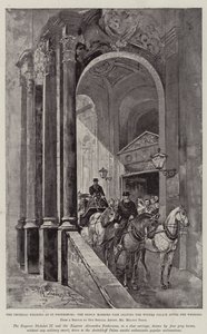 Il matrimonio di Nicola II, Zar di Russia da Henry Charles Seppings Wright